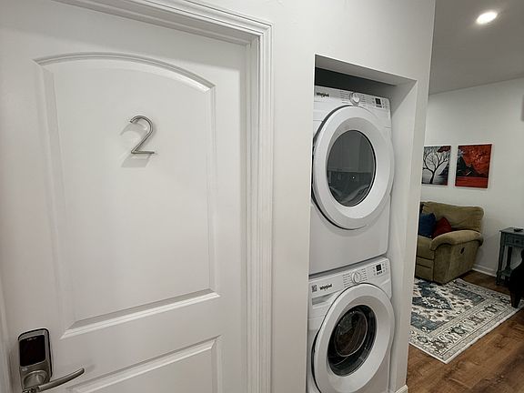 Shared Space: First floor washer and dryer