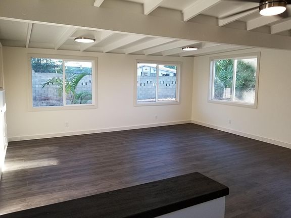 Spacious enclosed patio
