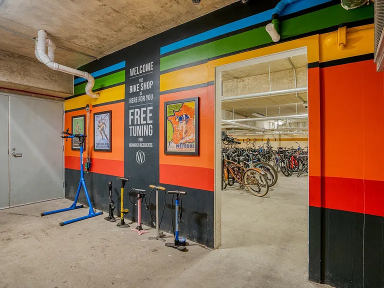 Our community features a bicycle repair shop