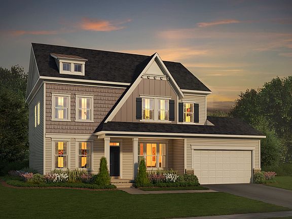 Elevation 3 of the Brighton a home design by Brookfield Residential at The Bluffs at Sleeter Lake