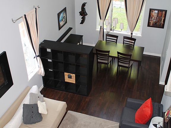 Living/Dining area from upstairs