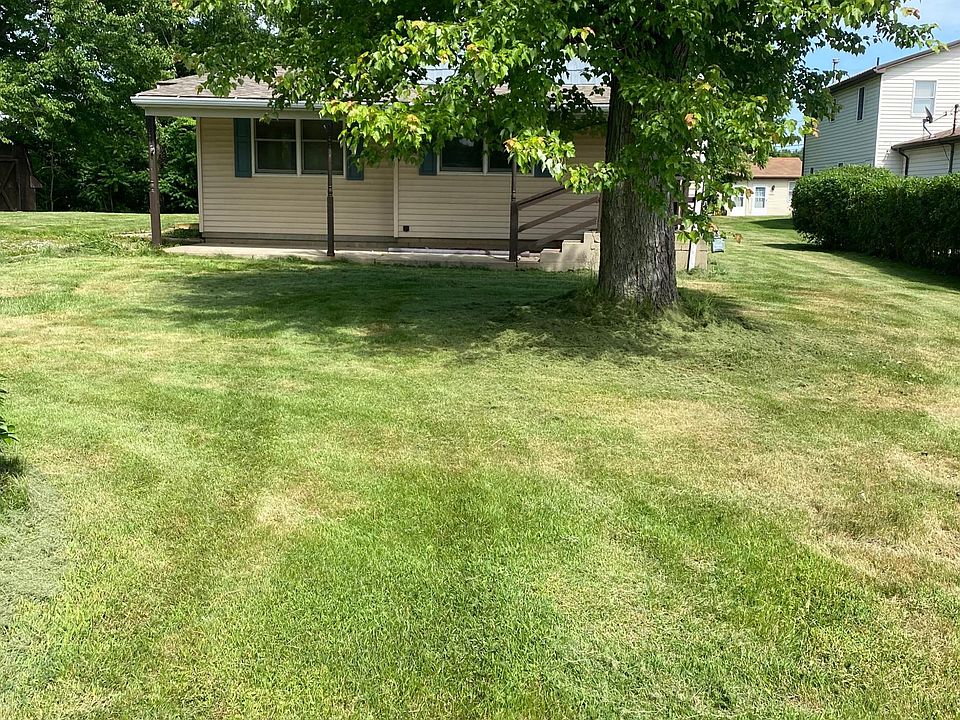 Street view covered front porch