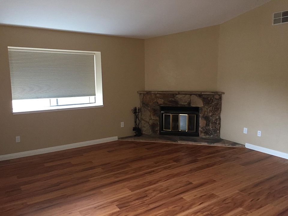 Living room with fire place