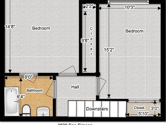 4th image of 4810 San Simeon Dr APT G