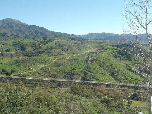 That's El Toro Rd. and Saddle Meadows view from back of home