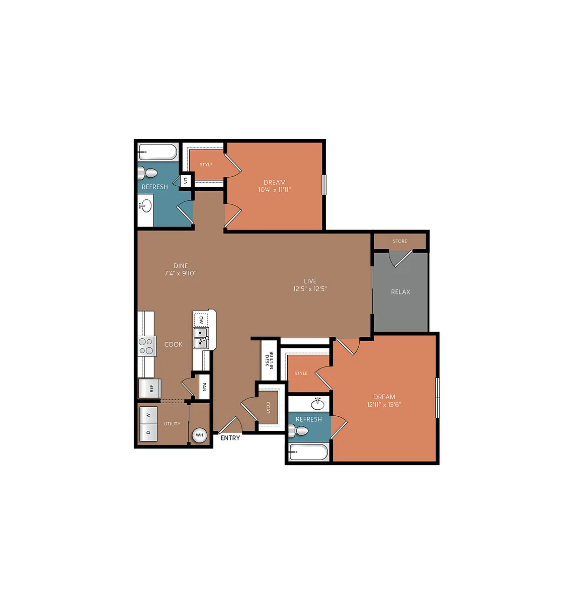 Floor plan B2