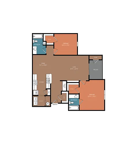 Floor plan B2
