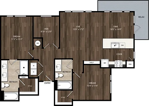 Floor plan B4