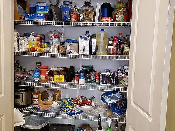 Lots of pantry closet space