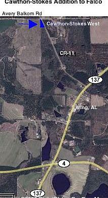 Satellite View of parcel