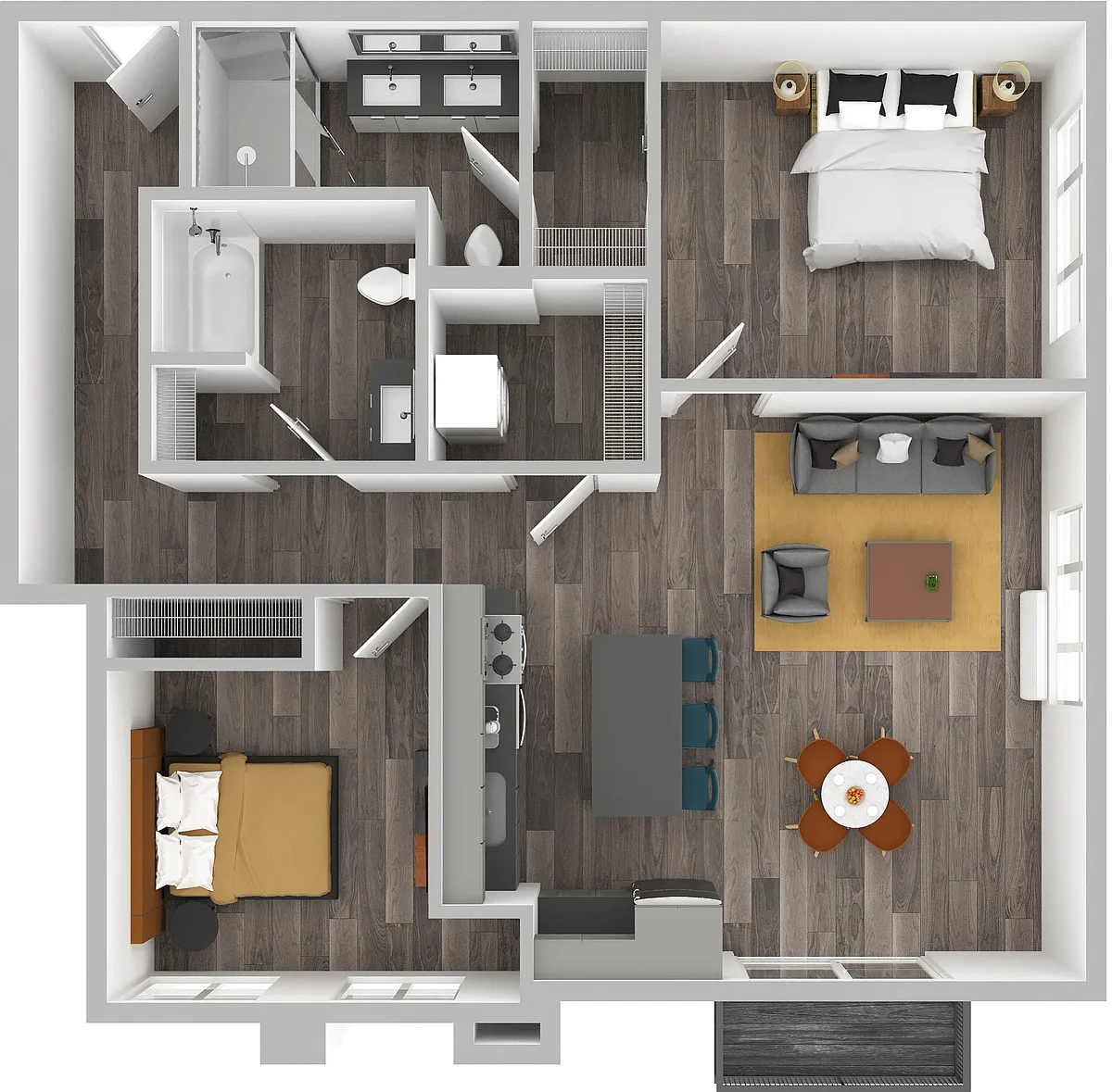 Floor plan The Washington