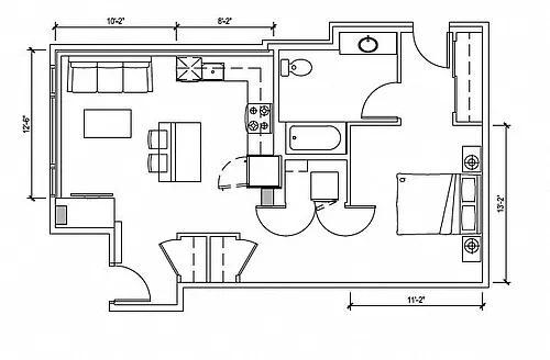 Floor plan LW2