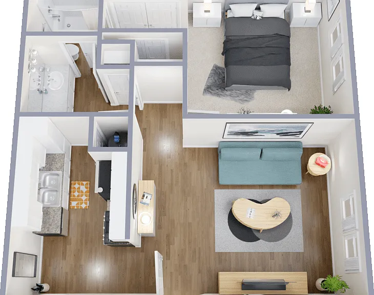 Plan B Floorplan Diagram