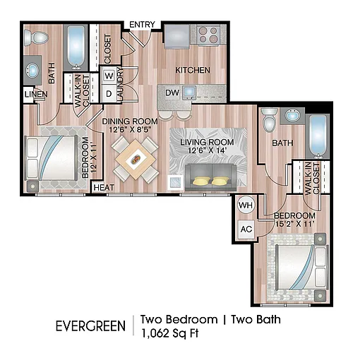 Floor plan Evergreen