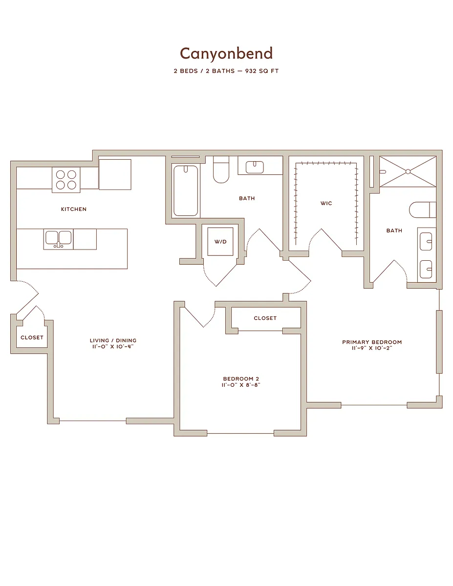 Floor plan Canyonbend