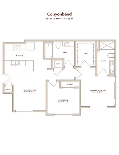 Floor plan Canyonbend