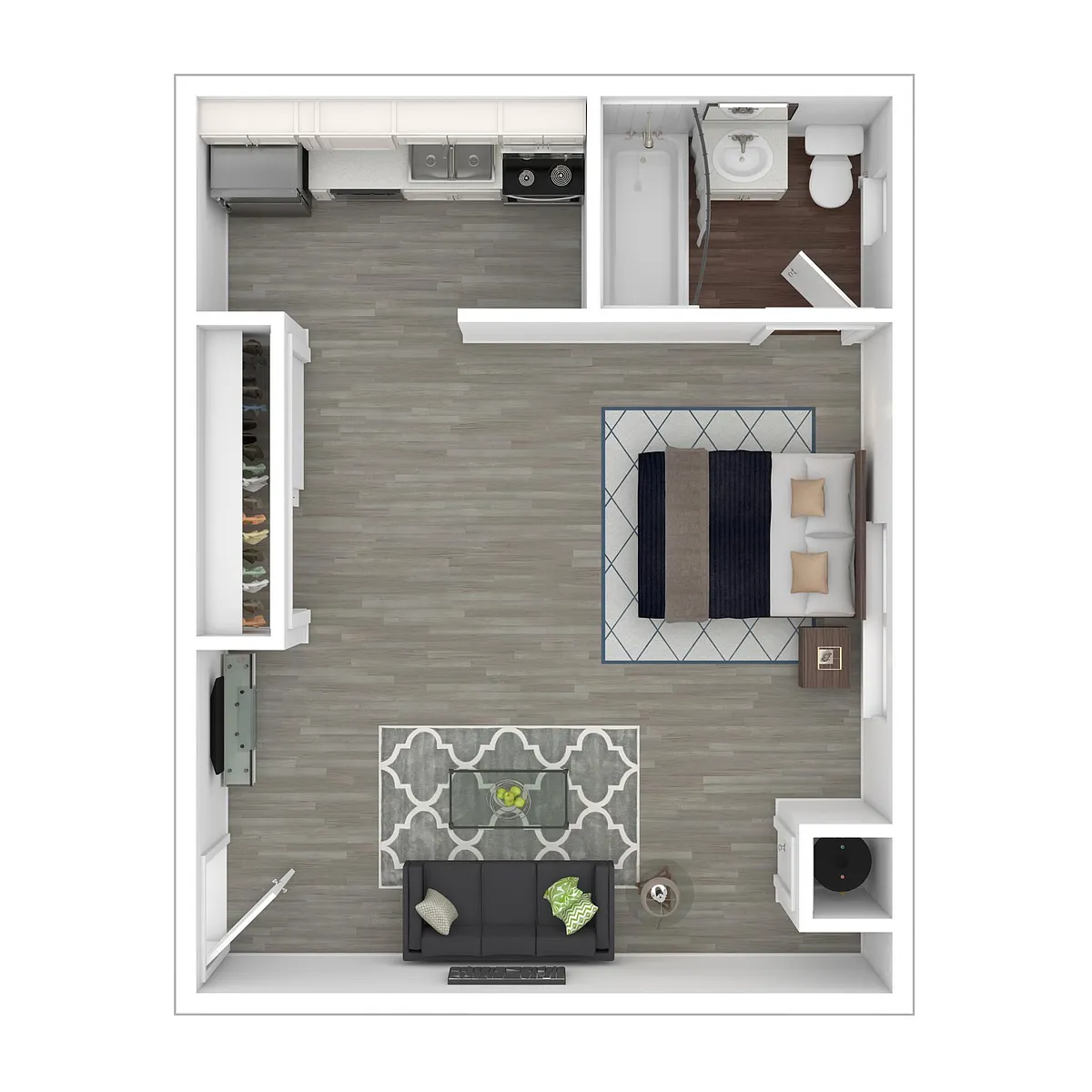 Floor plan Studio