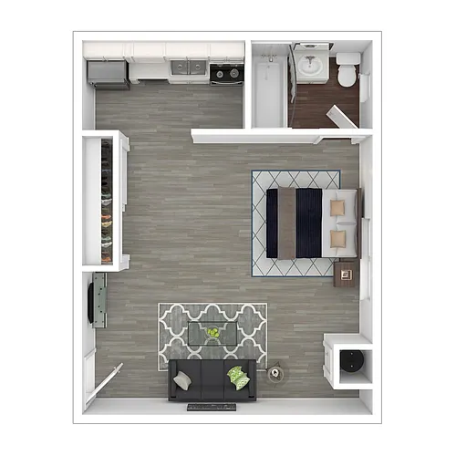 Floor plan Studio
