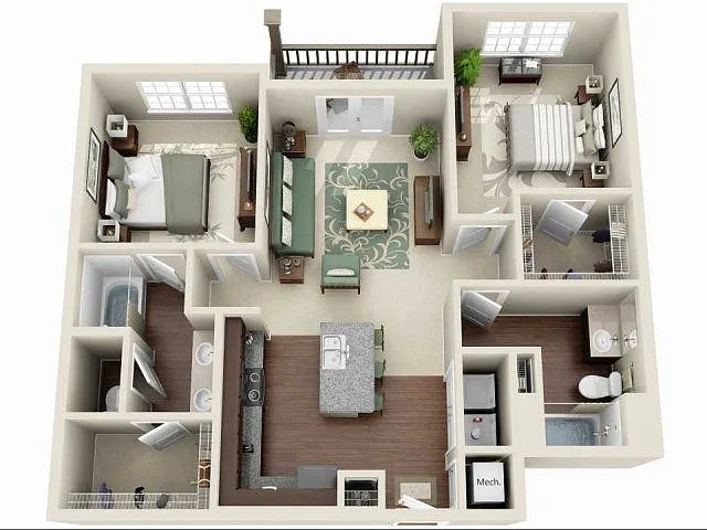 Floor plan B1