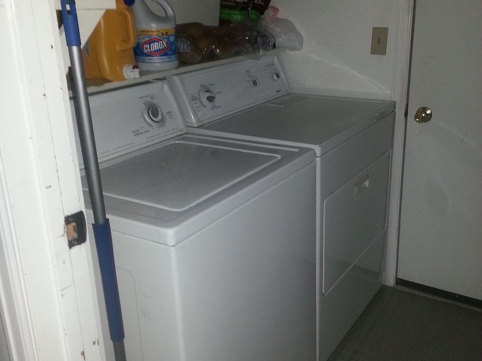 washer and dryer