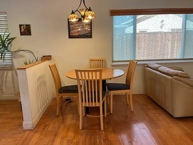 Breakfast dining area