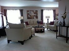 Large Living area with plenty of light! Today's Colors!