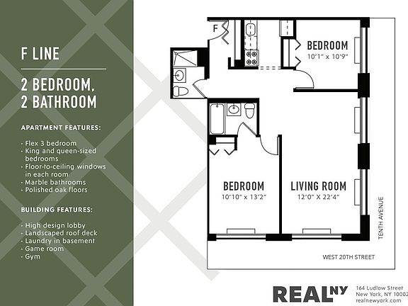 2nd image of 460 W 20th St APT 4F