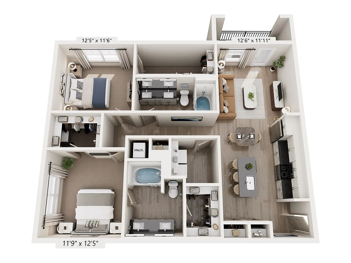 Floor plan B3