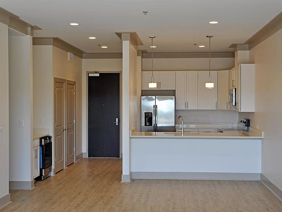 View from Living Area into Kitchen