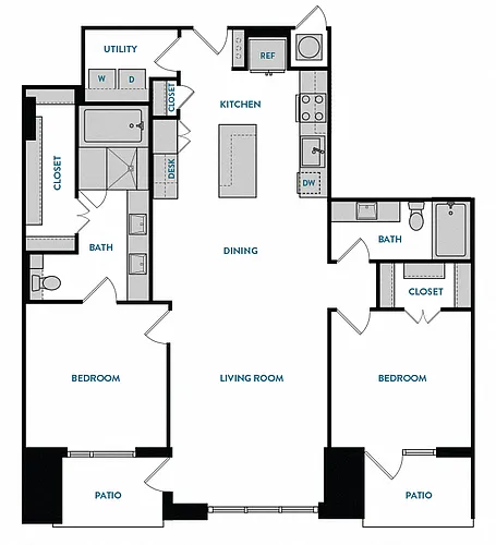 Floor plan B3