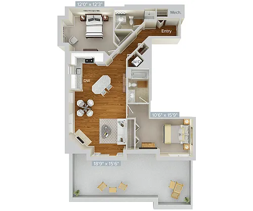 Floor plan B12-1185