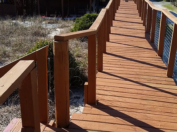 Steps to the sand