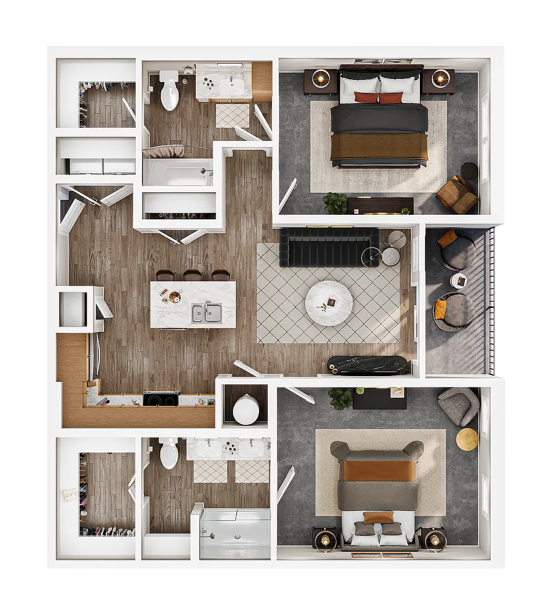 Floor plan B6 Teller
