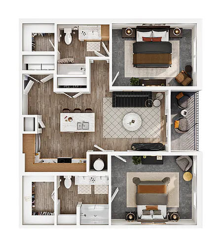 Floor plan B6 Teller