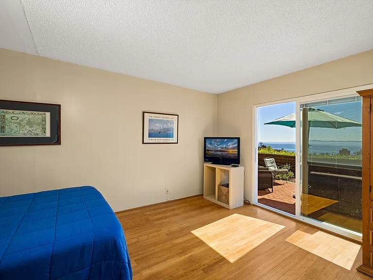 Large Ocean View Bedroom