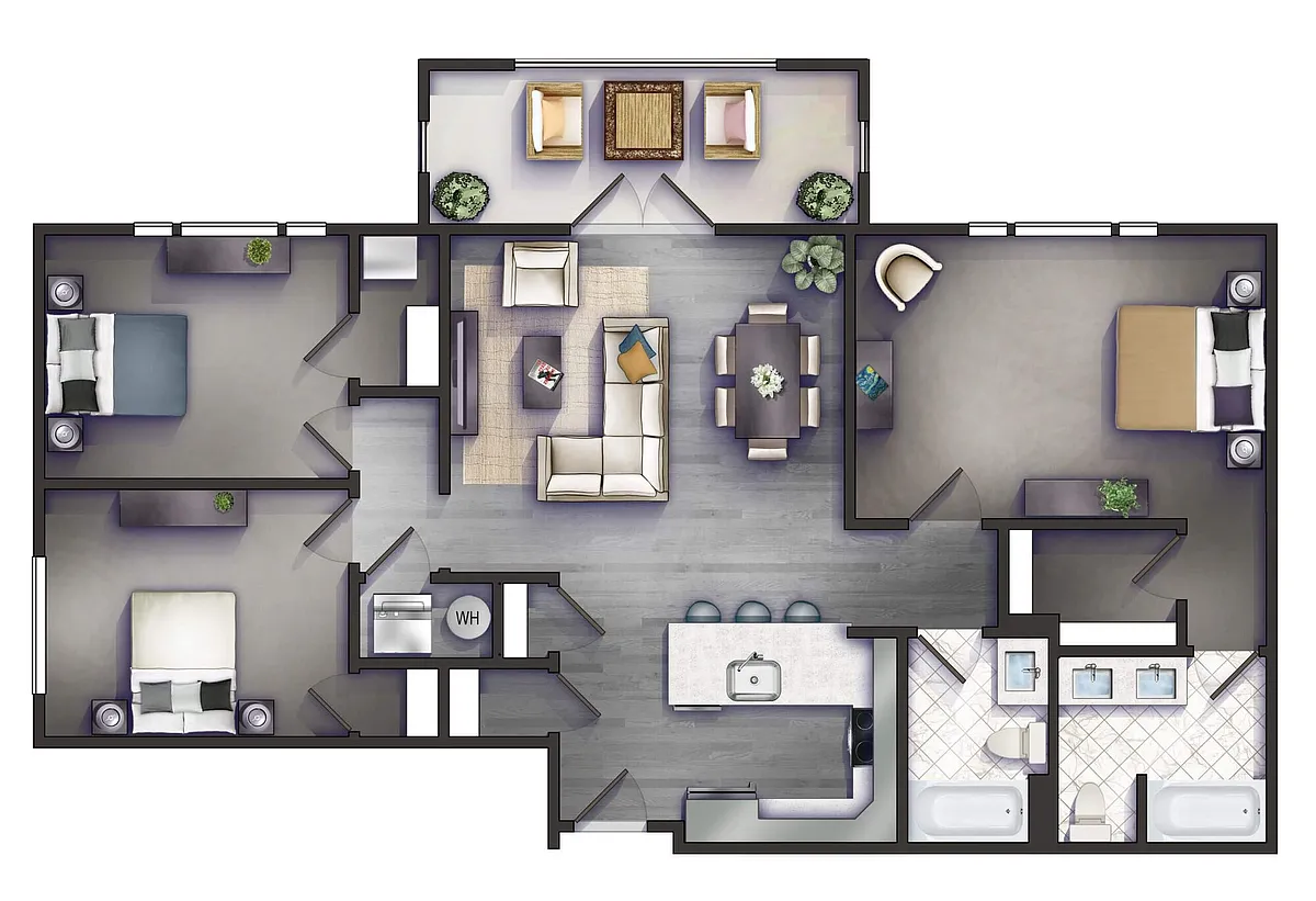 Floor plan C1