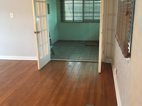 French doors to sunroom