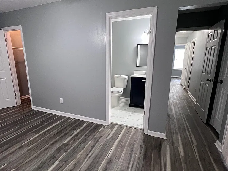 Master bedroom and bath