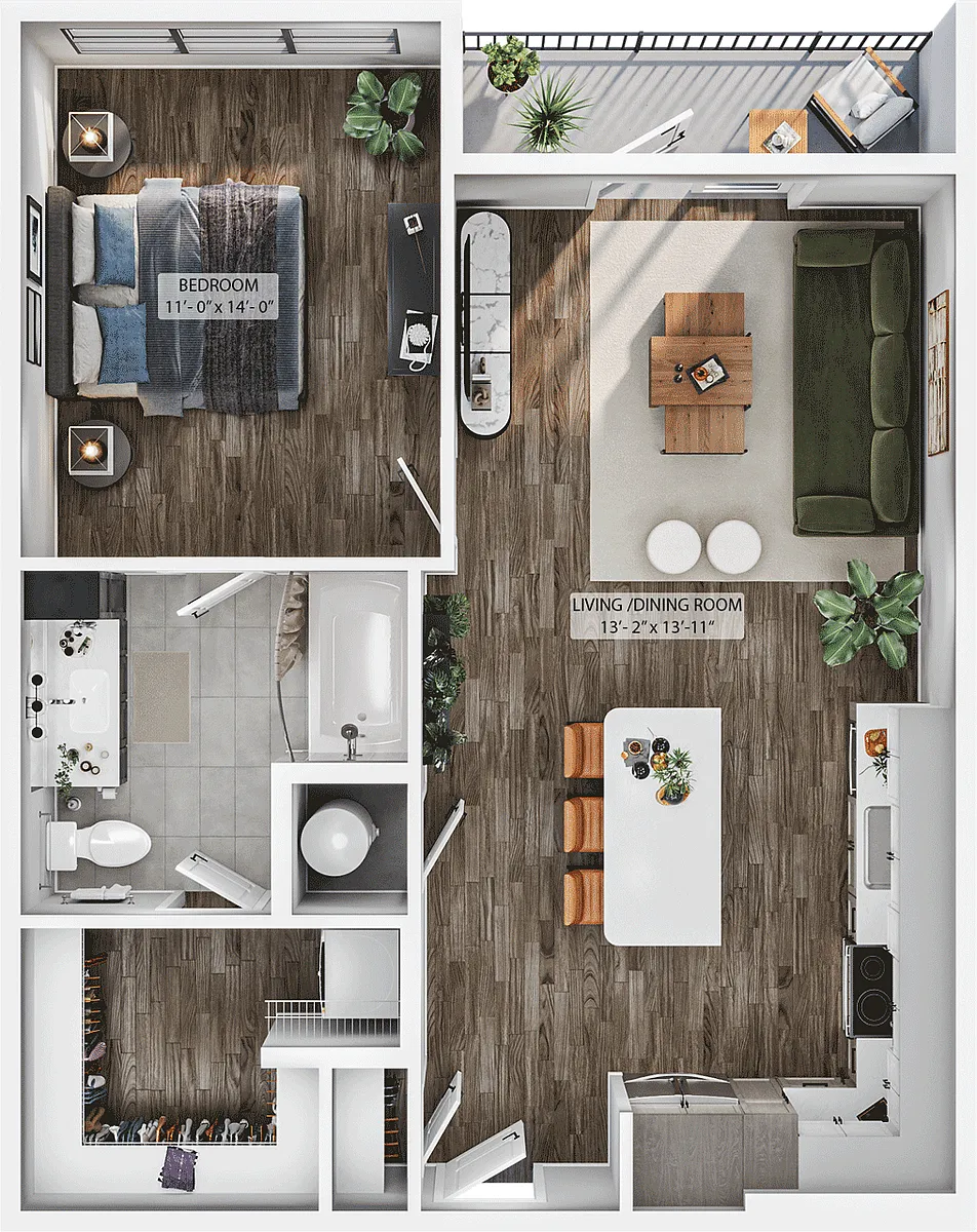 Floor plan A18