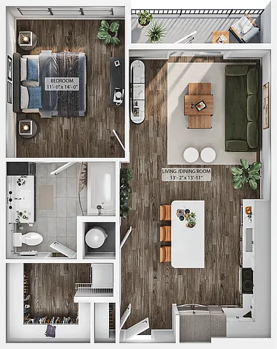 Floor plan A18