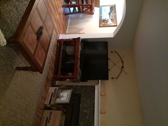 Spacious Living Area with Fireplace