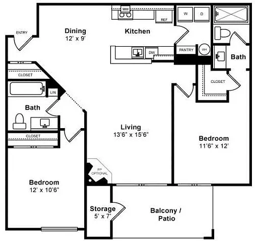 Floor plan Monterey