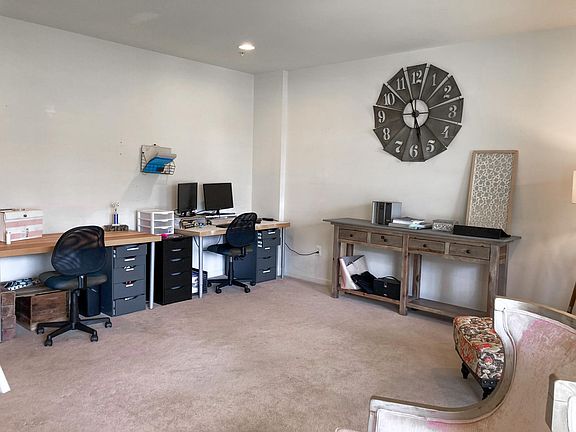 Roomy enough for two comfortably-distanced work stations , it's a completely separate, professional, and very elegant office-in-home. Don't need an office? Then maybe a game room? Play room? Guest room?