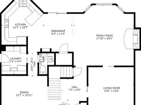Main Level Floor Plan