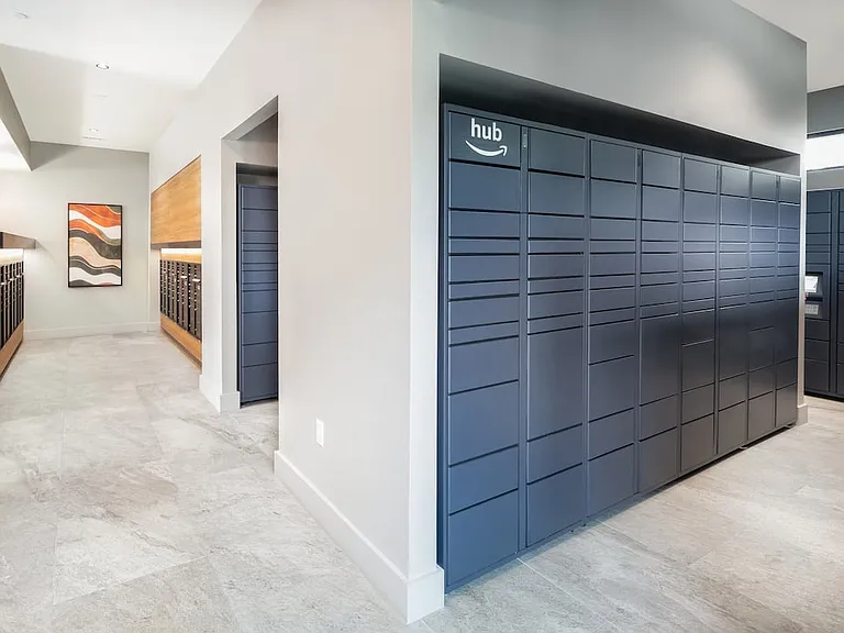 Mail center and Amazon Hub Lockers