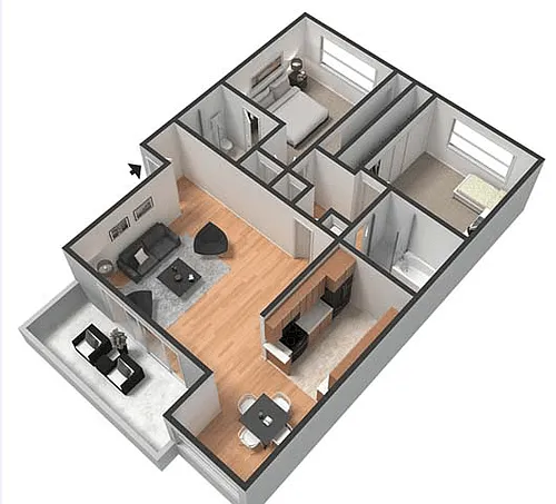 Floor plan Plan F