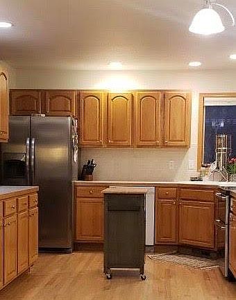 Kitchen with stainless appliances