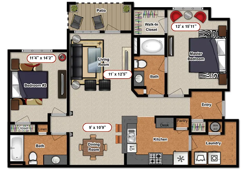 Floor plan B1