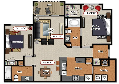 Floor plan B1