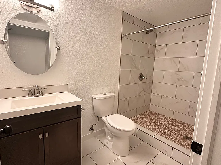 Basement bathroom